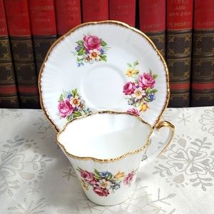 Vintage Salisbury Teacup & Saucer